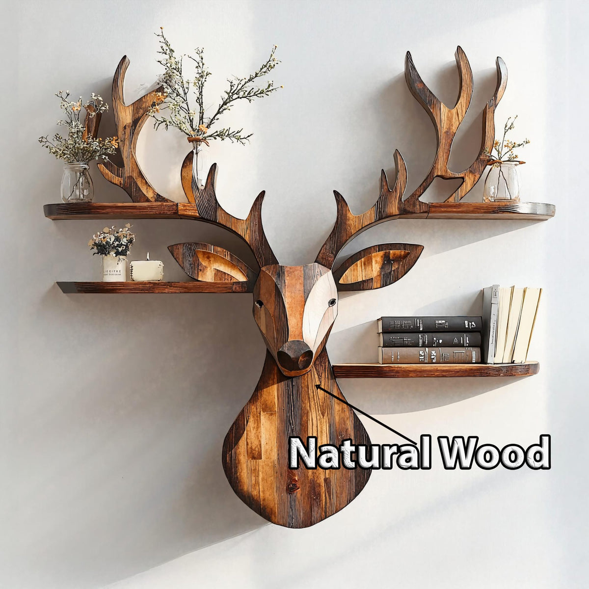 Deer Wall Shelf
