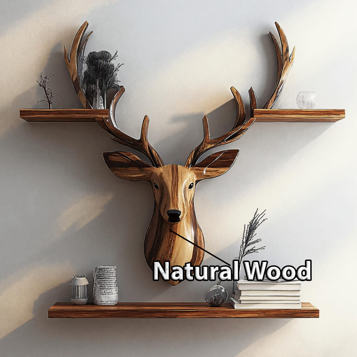 Floating Animal Wall Shelf