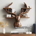 Handcrafted Deer Shelf, solid wood, built to order