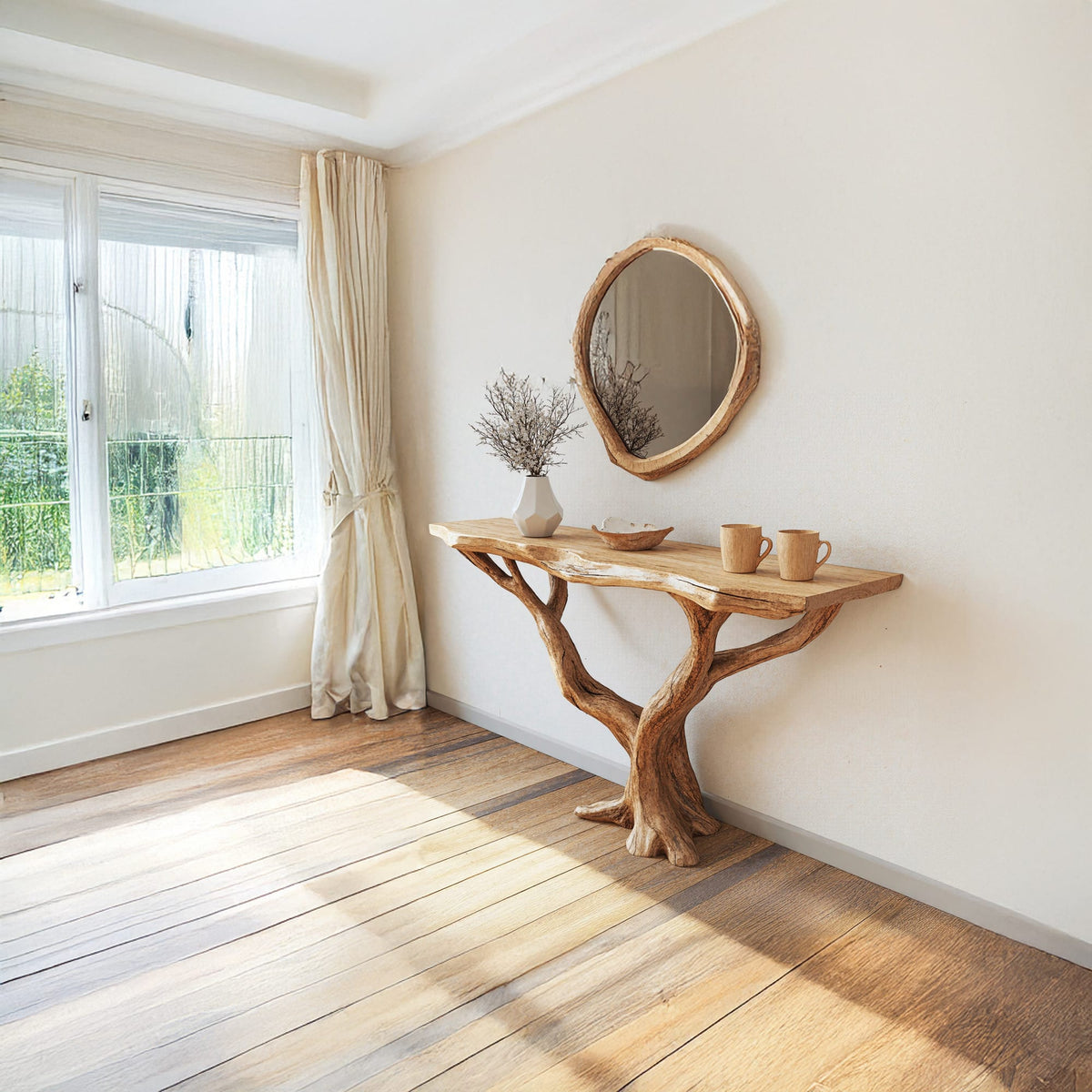 Console Table Entrance Table Decoration, solid wood, built to order