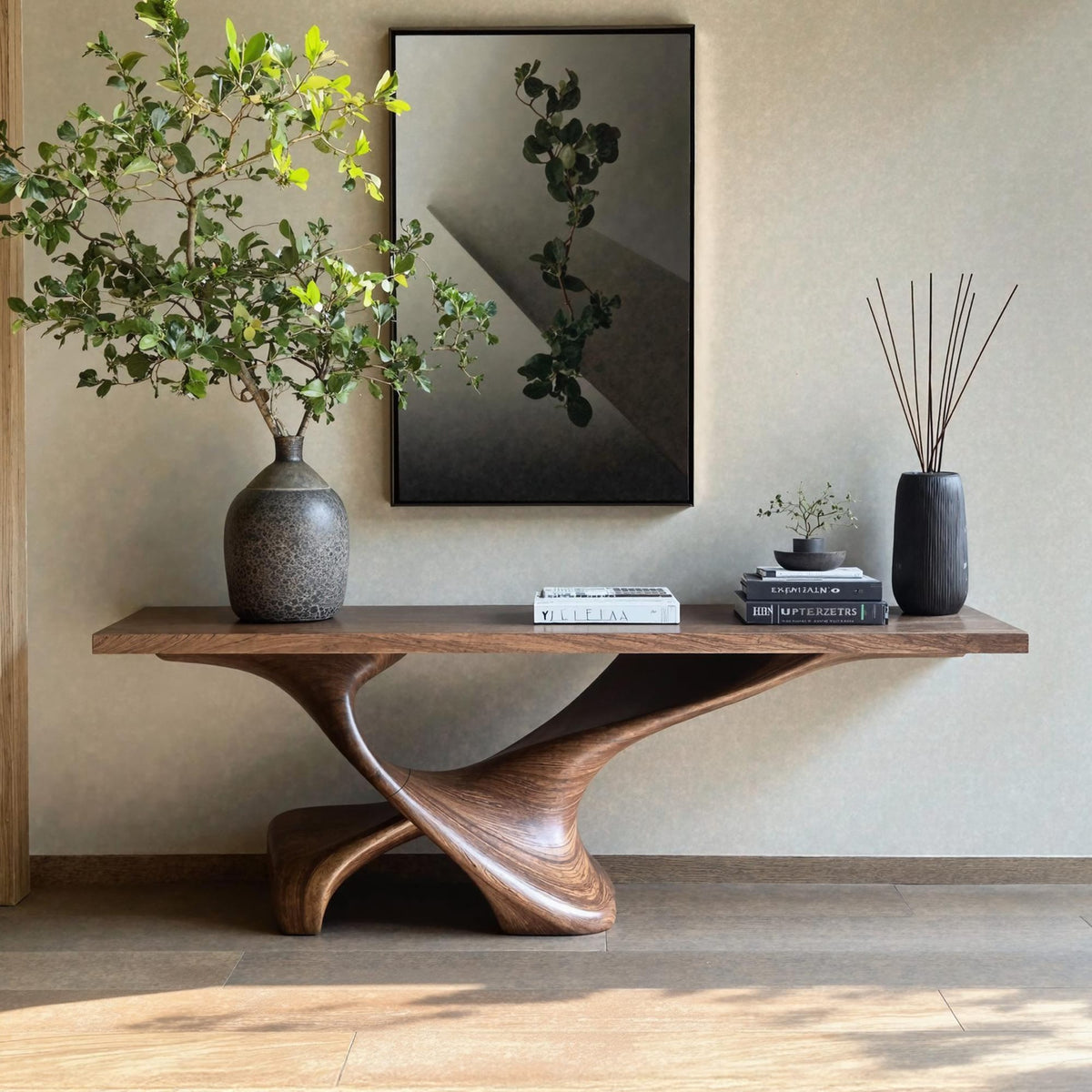Farmhouse Entryway Table Entryway Decor, solid wood, built to order