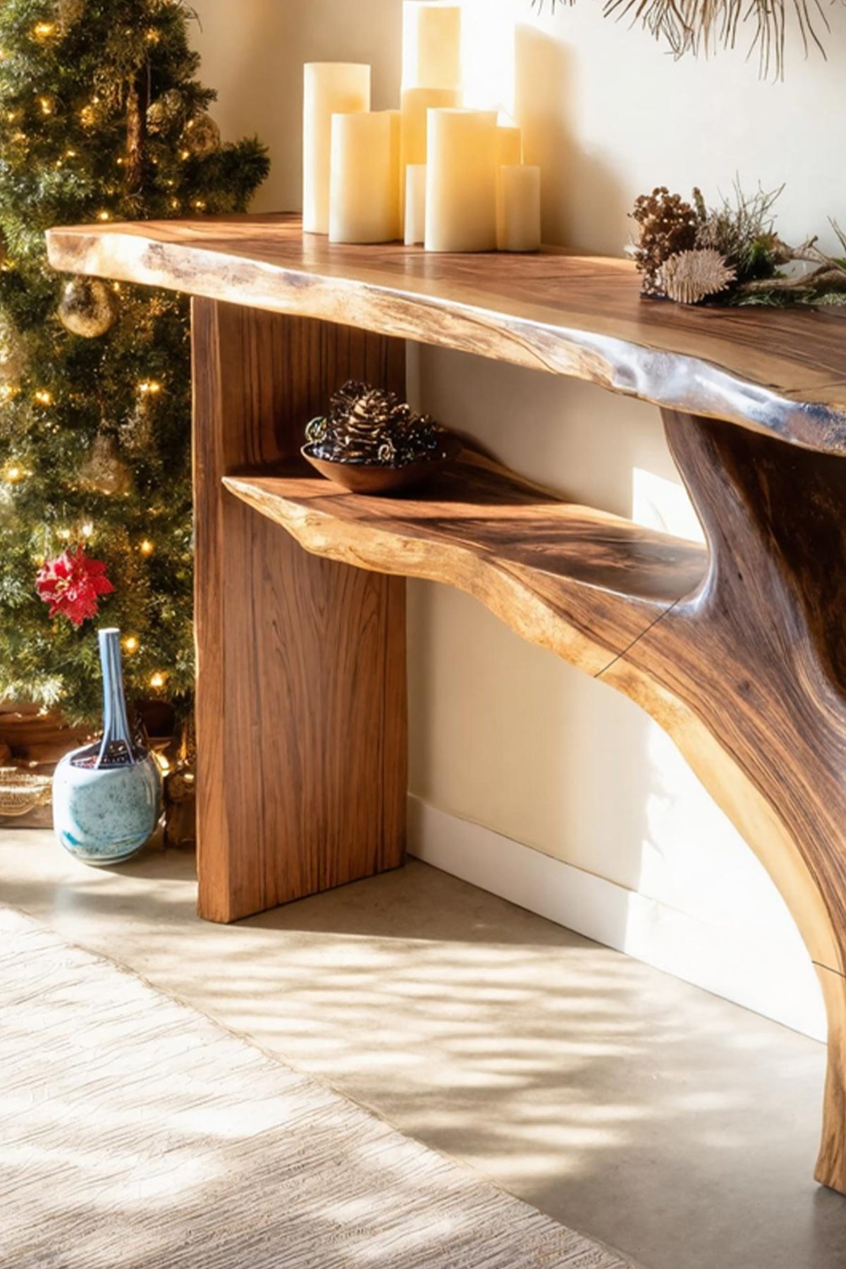 Minimal Behind Mid Century Console Table