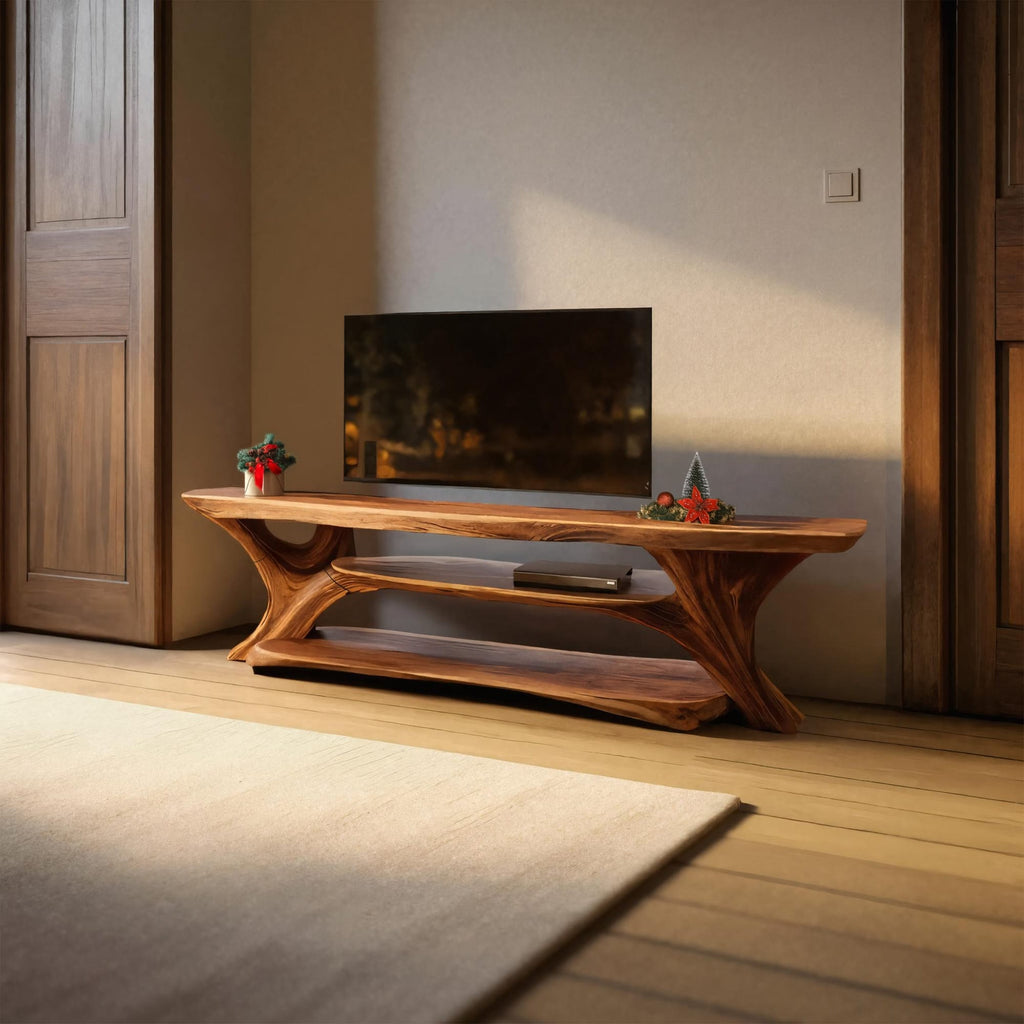 Live Edge Entryway TV Cabinet