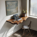 Mid Century Floating Console Table