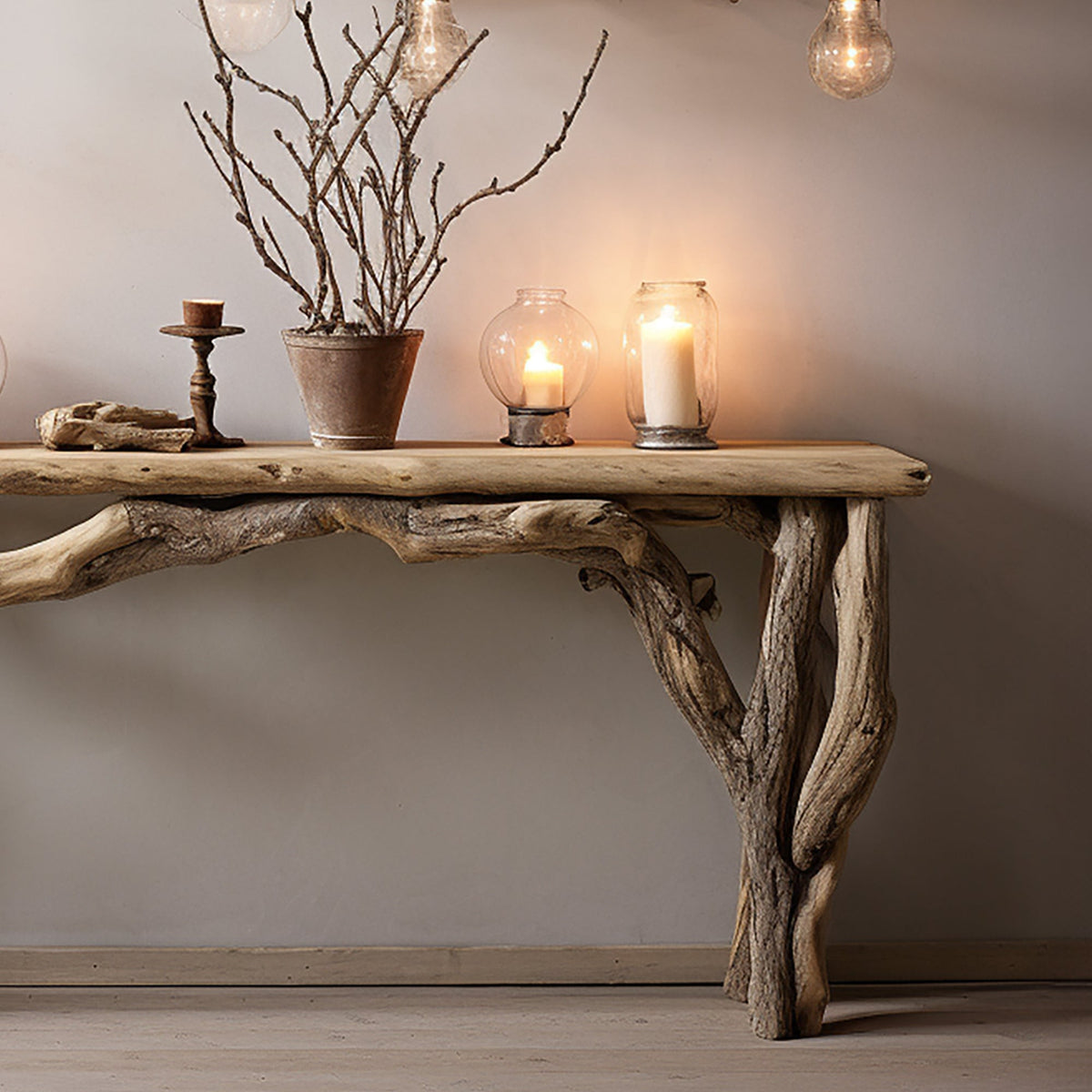 Reclaimed Wood Console Table, solid wood, built to order