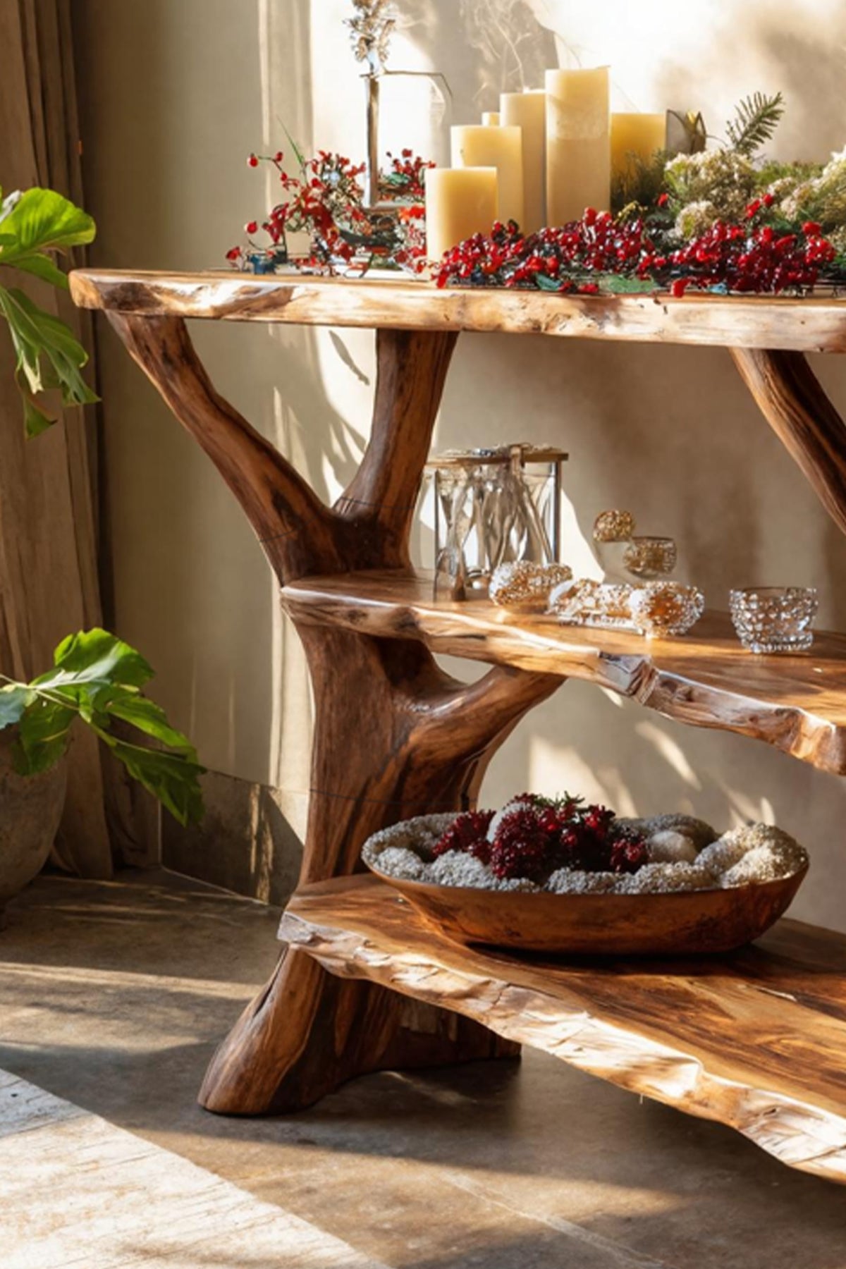 Retro Mid Century Console Table
