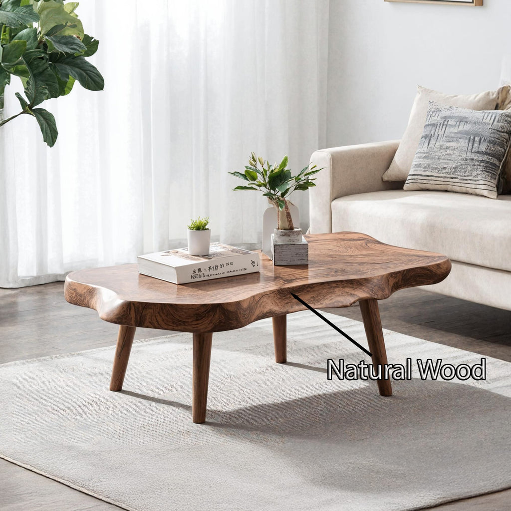 Mid Century Solid Coffee Table, solid wood, built to order
