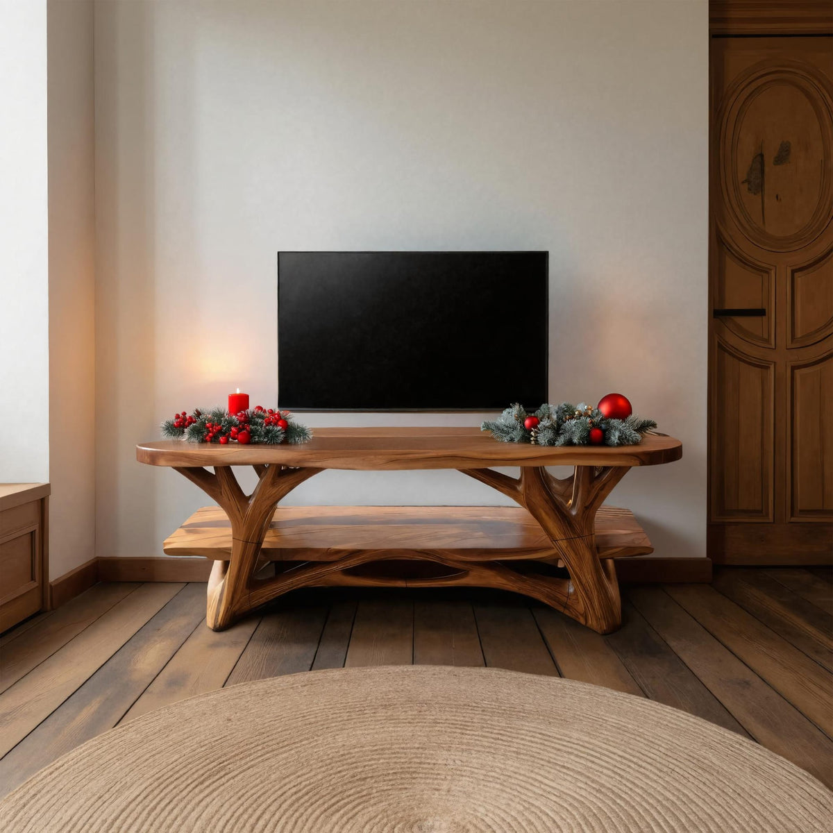 Live Edge Profile TV Cabinet
