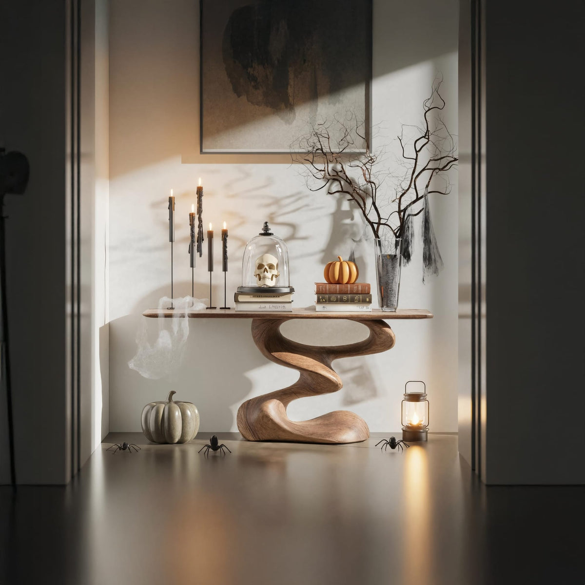 Mid-century Mid Century Console Table