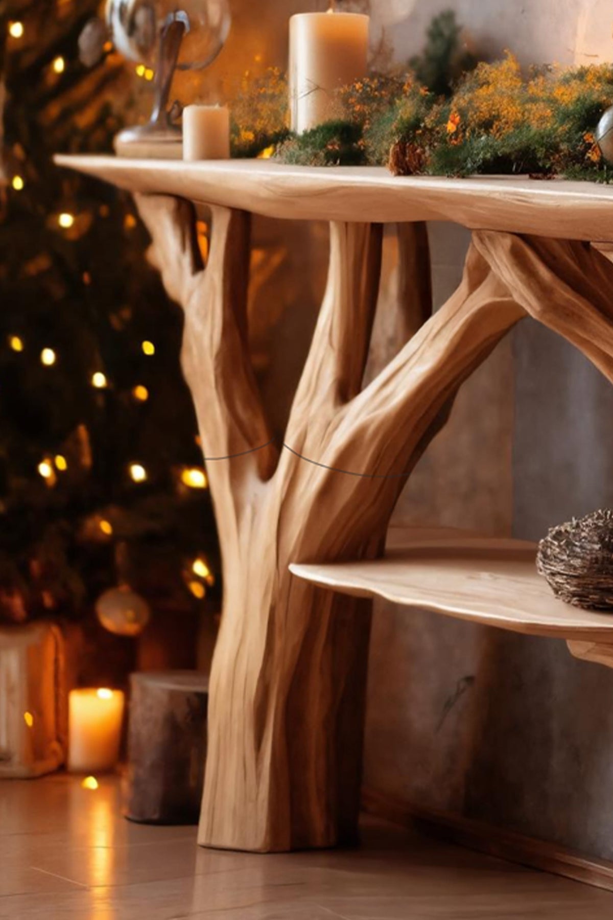 Solid Timber Console Table