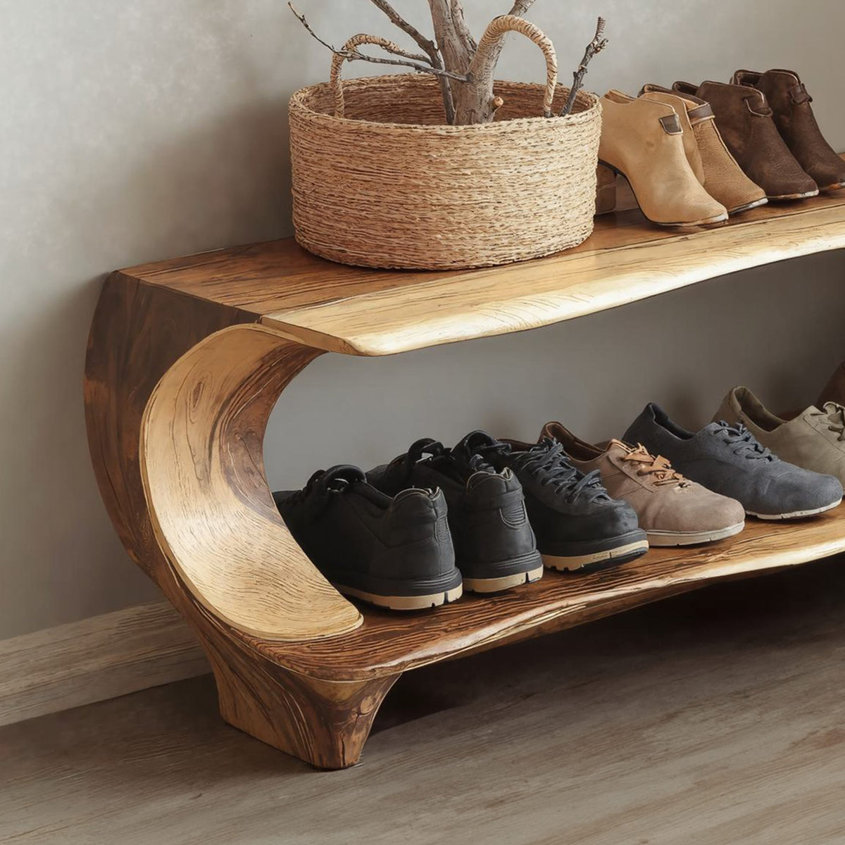 Solid Narrow Bench