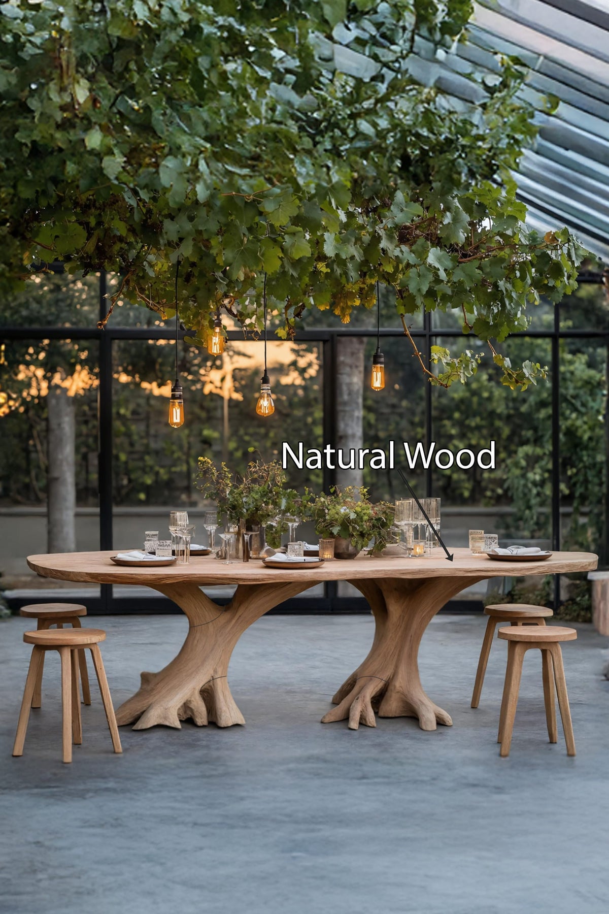 Square Mid Century Dining Table