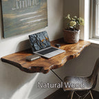 Mid Century Floating Console Table