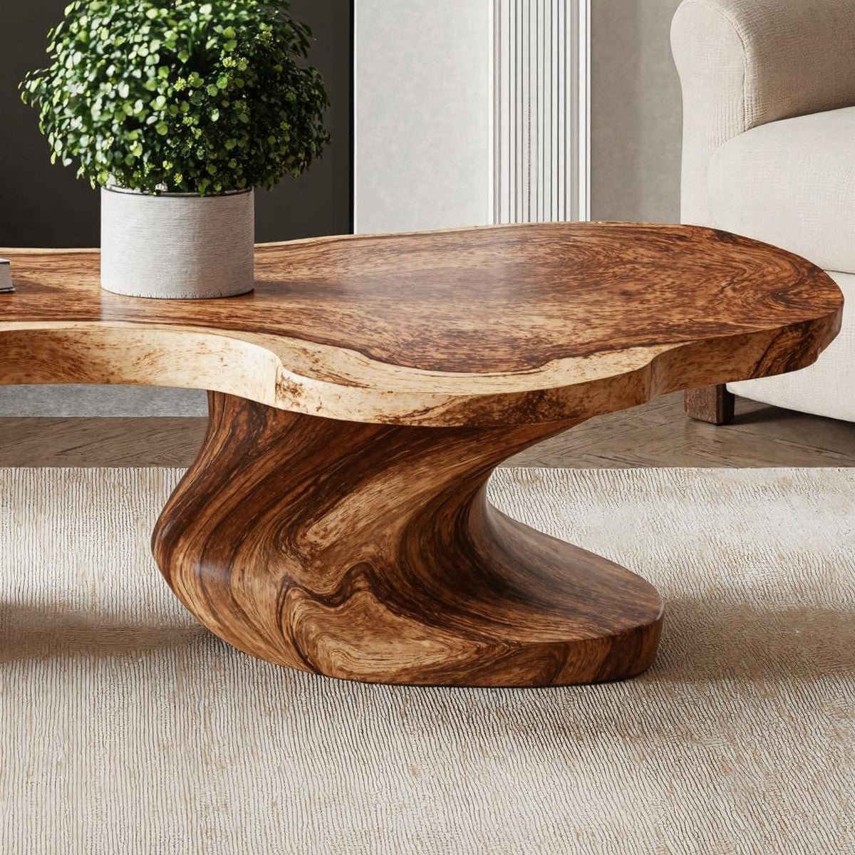 Farmhouse Coffee Table Antique Look, solid wood, built to order