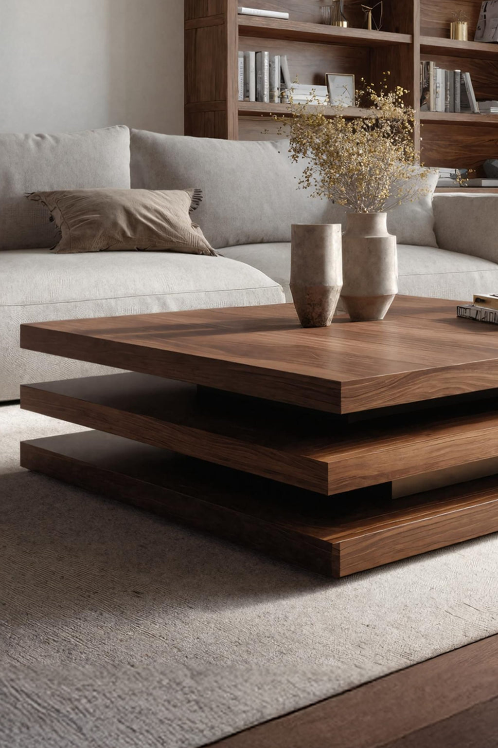Handcrafted Live Edge Coffee Table, solid wood, built to order