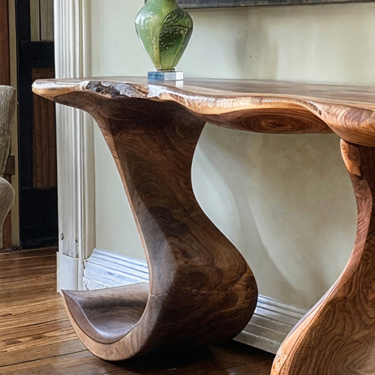 Handcraft Rustic Console Table, solid wood, built to order
