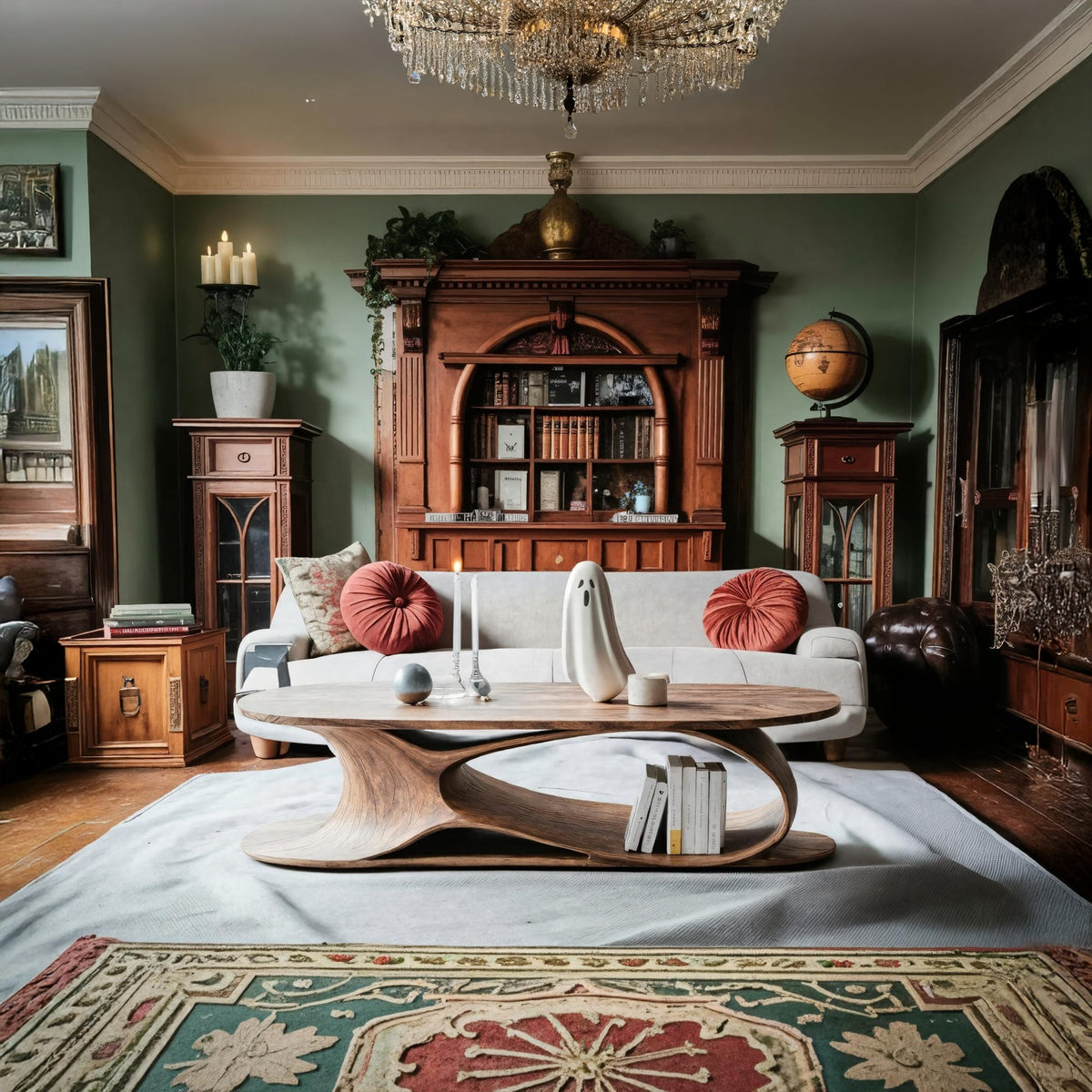 Solid Center Coffee Table