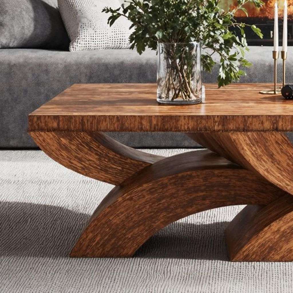 Handcrafted Coffee Table for Warm Ambience, solid wood, built to order