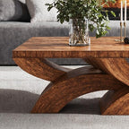 Handcrafted Coffee Table for Warm Ambience, solid wood, built to order