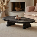 Black Modern Coffee Table Home Decor, solid wood, built to order