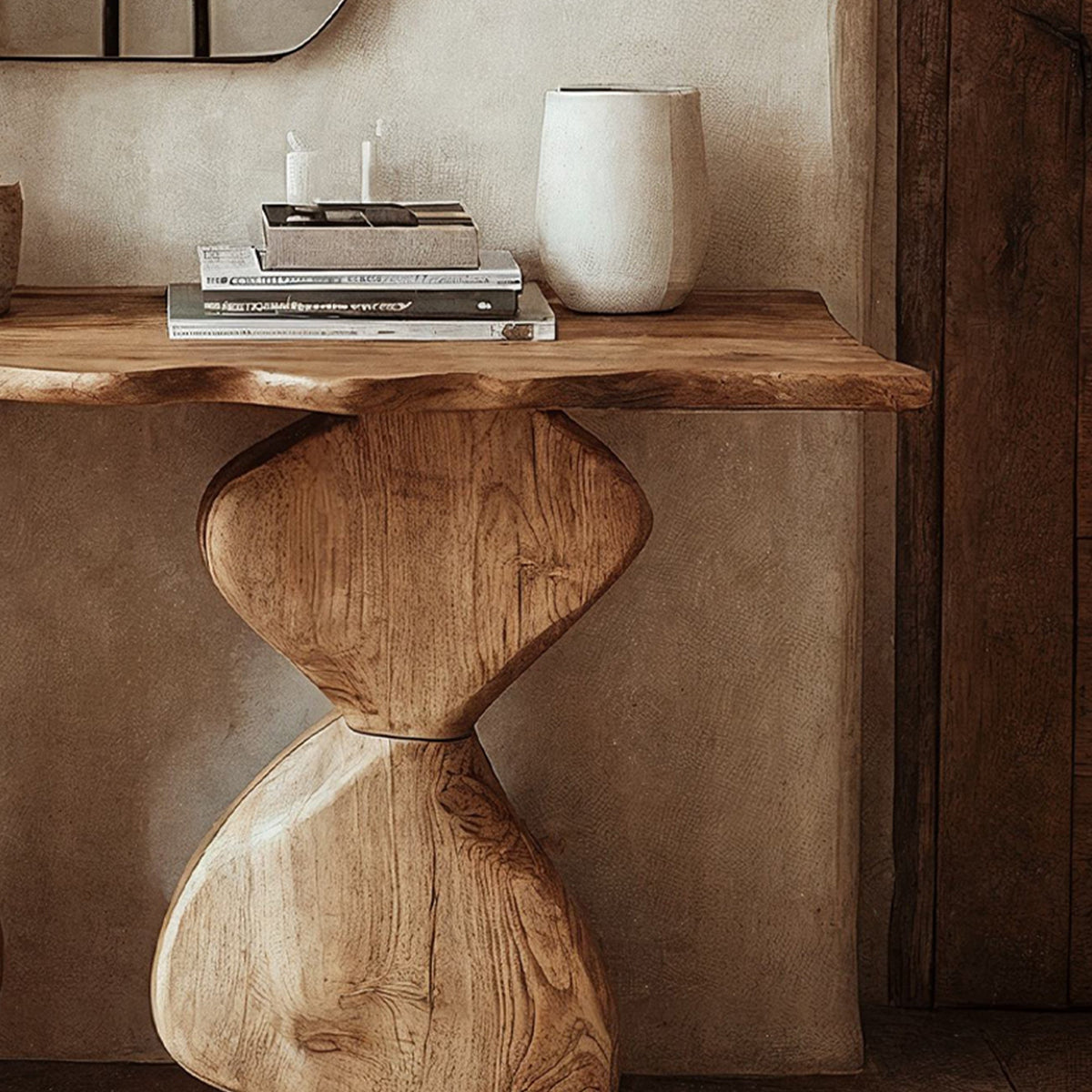Entryway Console Table Solid, solid wood, built to order