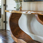 Handcraft Entryway Table Decor, solid wood, built to order