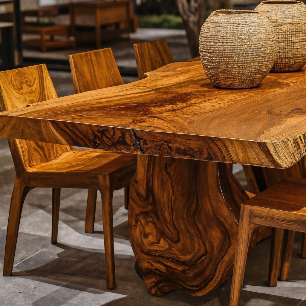 Farmhouse Large Dining Table for Gatherings, solid wood, built to order