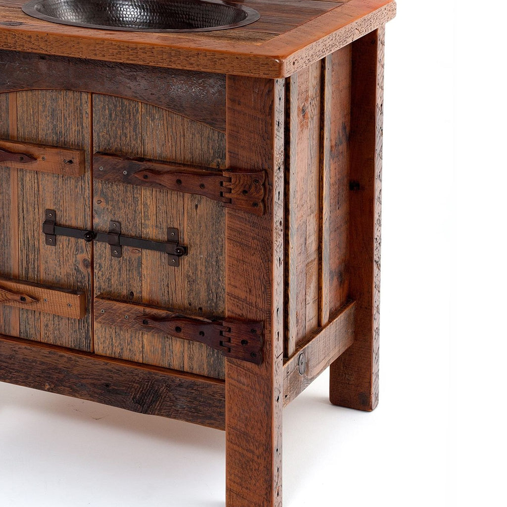 Bathroom Sink Vanity Table Mid Century, solid wood, built to order