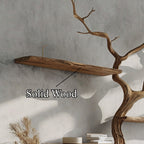 Tree Branch Floating Shelves Wood Shelf, solid wood, built to order
