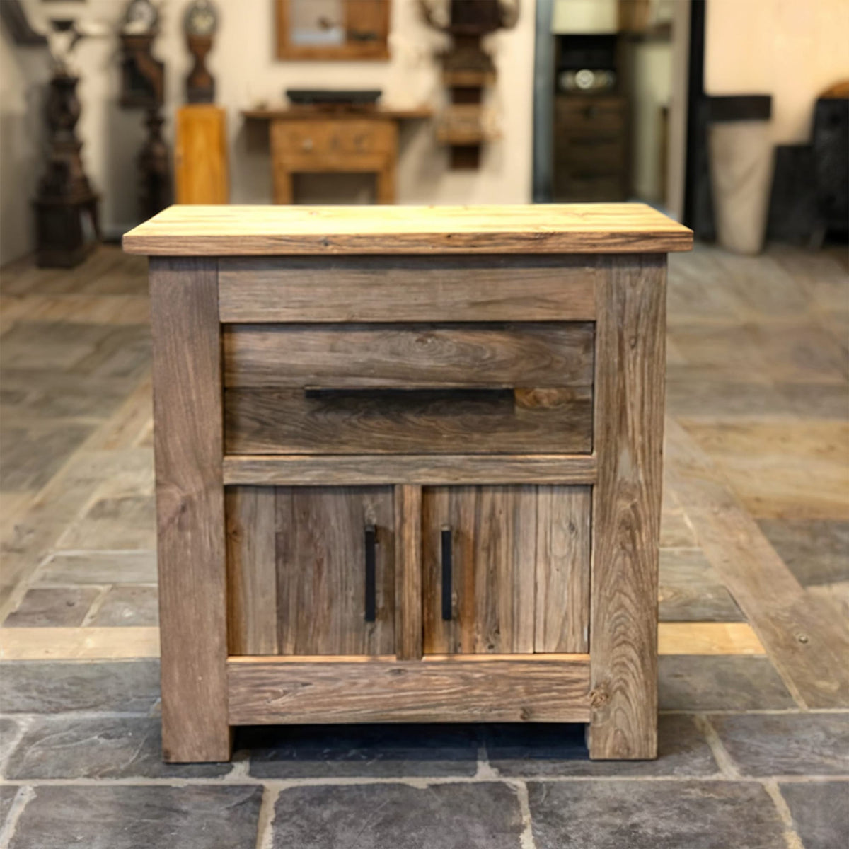 Vintage Wood Bathroom Stand, solid wood, built to order