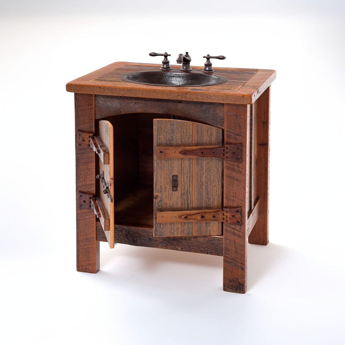 Bathroom Sink Vanity Table Mid Century, solid wood, built to order