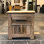 Vintage Wood Bathroom Stand, solid wood, built to order