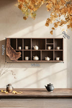 Live Edge Solid Kitchen Floating Shelf