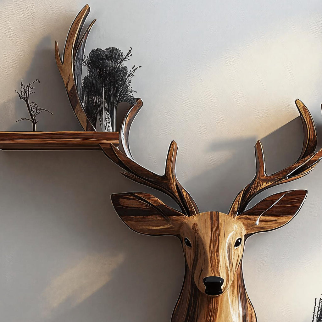Floating Animal Wall Shelf