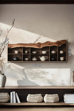 Mid Century Modern Floating Shelf