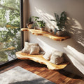 Decorative Floating Shelves Handmade Decor Home Gift, solid wood, built to order