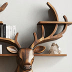 Handcrafted Deer Shelf, solid wood, built to order