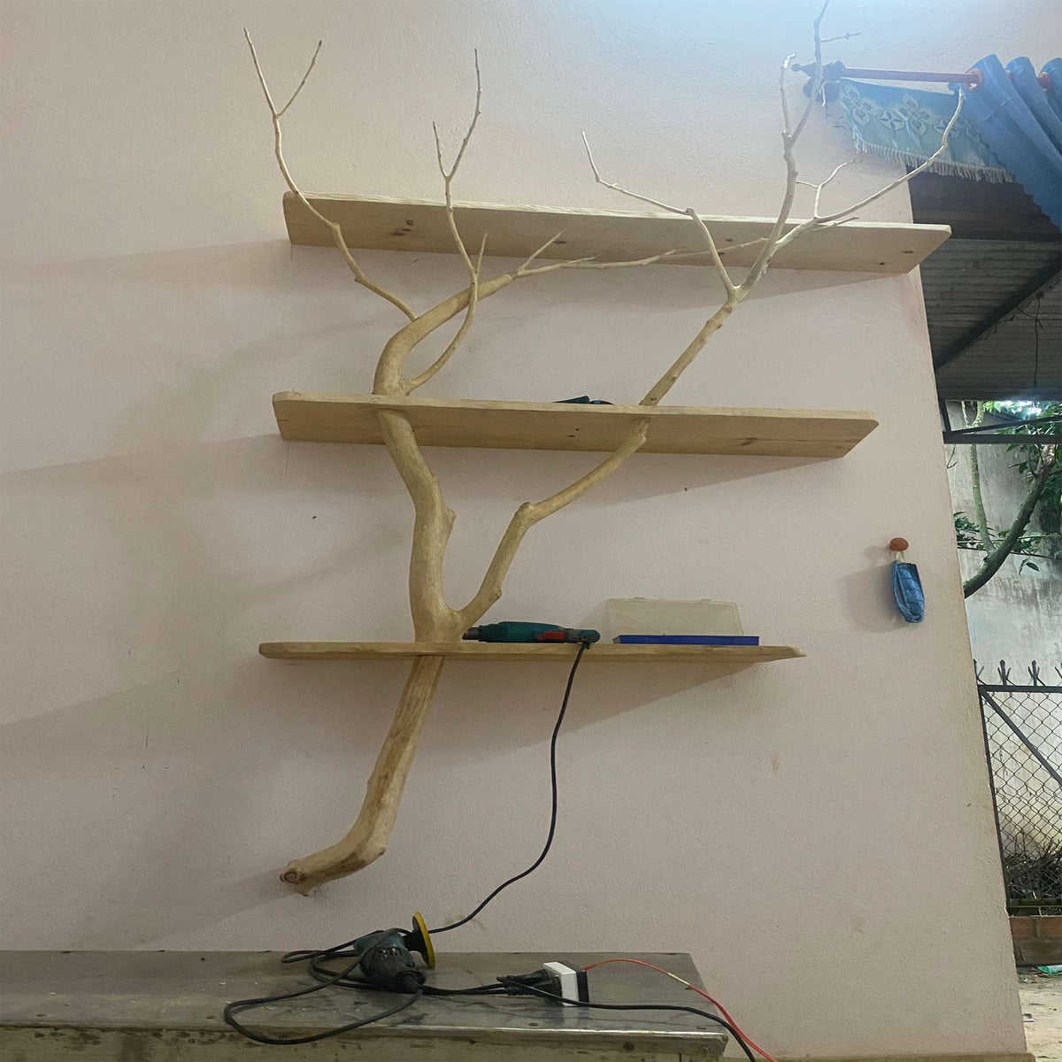 Tree Branch Wall Shelf