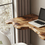 Farmhouse Floating Desk, solid wood, built to order
