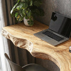 Vintage Wooden Floating Table for Aesthetic Furniture Display, solid wood, built to order