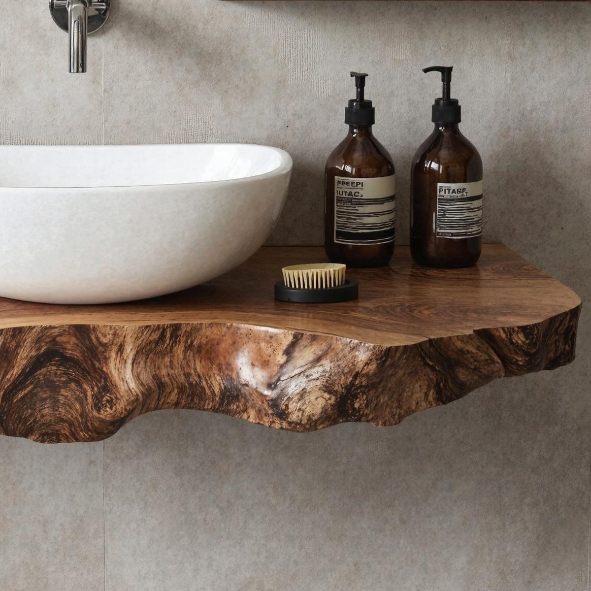 Handcrafted Floating Shelf, solid wood, built to order