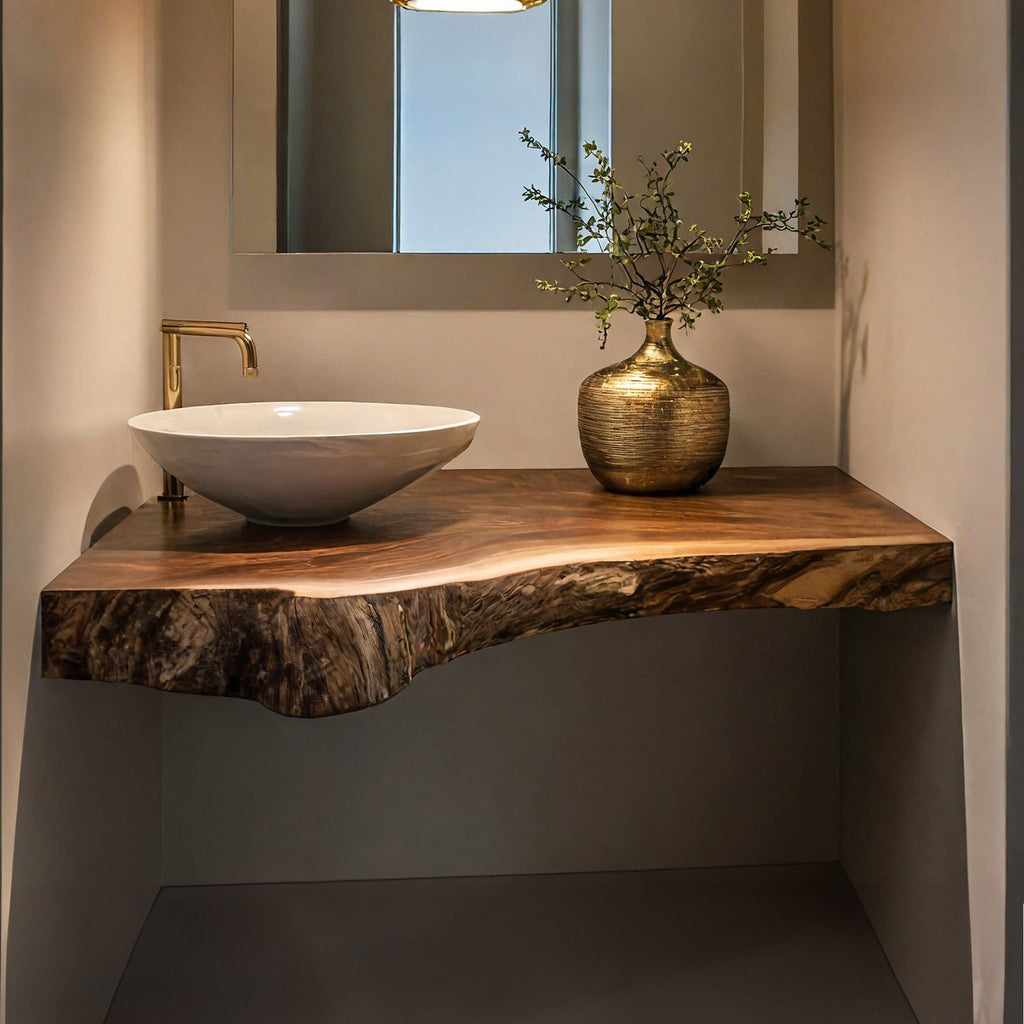 Handcrafted Vanity, solid wood, built to order
