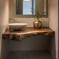 Handcrafted Vanity, solid wood, built to order
