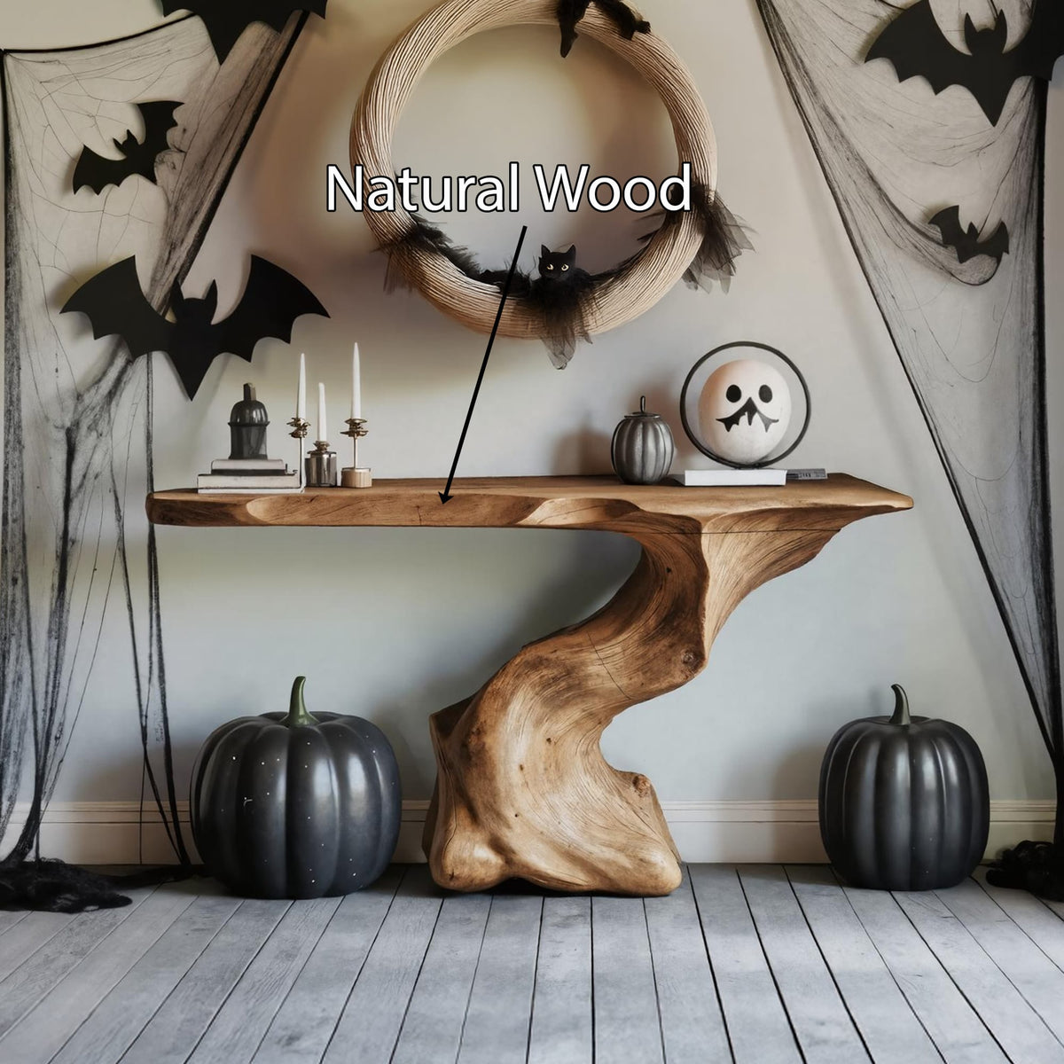 Slim Solid Console Table