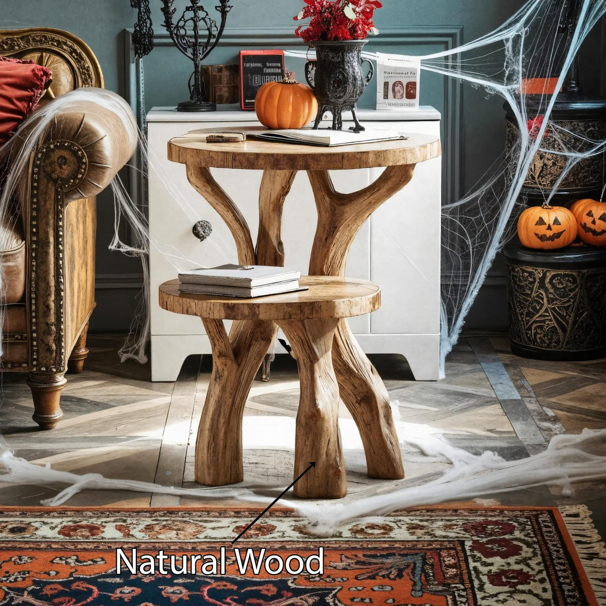 Live Edge Small Nightstand