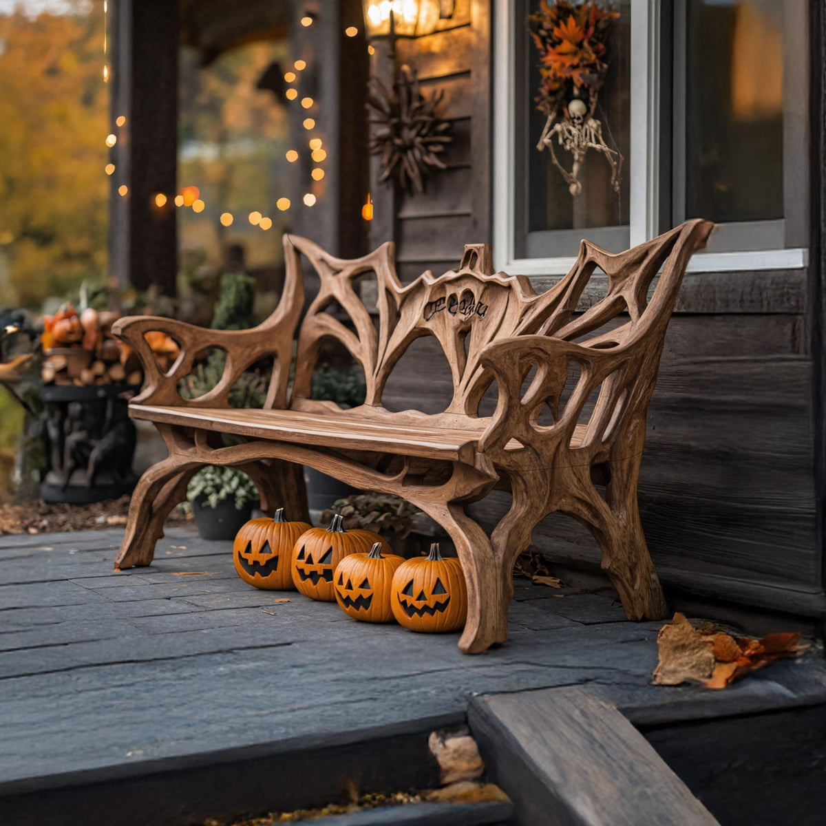 Live Edge Deck Bench