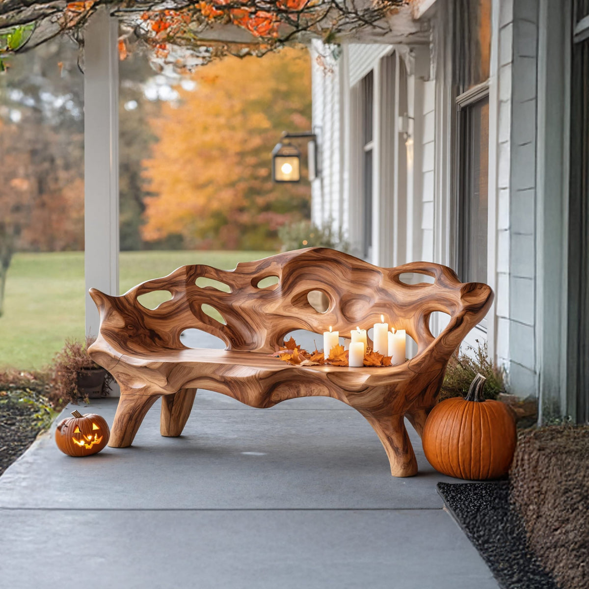 Live Edge Bench