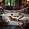 Live Edge Solid Slab Coffee Table
