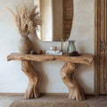 Reclaimed Wood Entry Console Table, solid wood, built to order