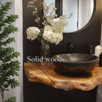 Vintage Wooden Washbasin Stand Guest Room, solid wood, built to order